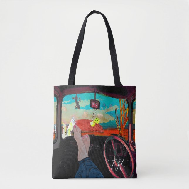 Travel Monogram Outback Iconic Australian Images Tasche (Vorderseite)