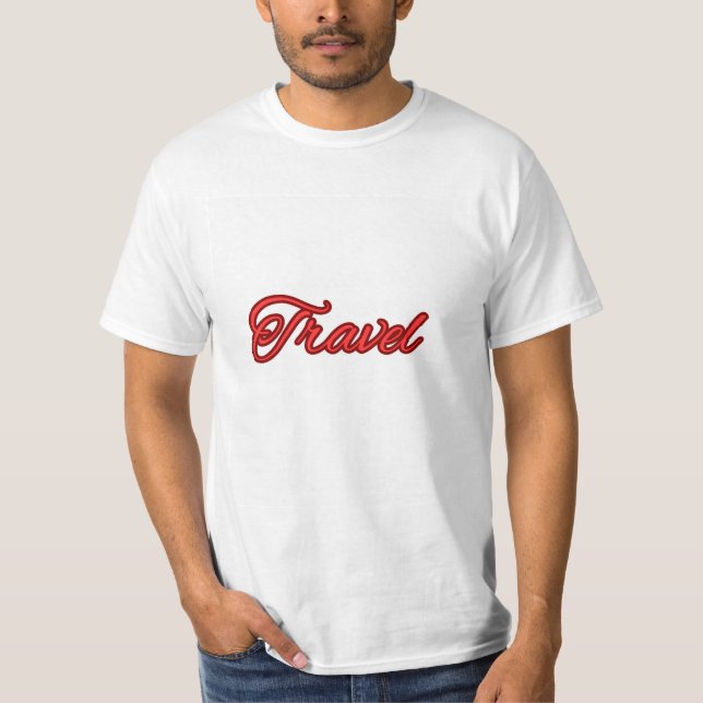 Travel Morocco Red T-Shirt - Explore the Magic (Vorderseite)