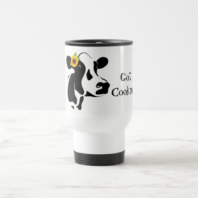 Travel Mug-Cow, Got Cookies Reisebecher (Mittel)