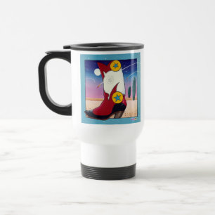 Travel Mug - Cowboy Boot, alle bedruckt Reisebecher