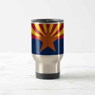 Travel Mug mit Flag Arizona Staat - USA Reisebecher