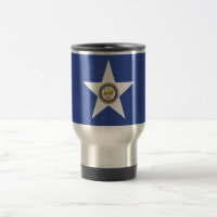 Travel Mug mit Flag Houston, Texas, USA