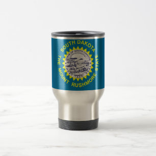 Travel Mug mit Flag South Dakota Staat - USA Reisebecher