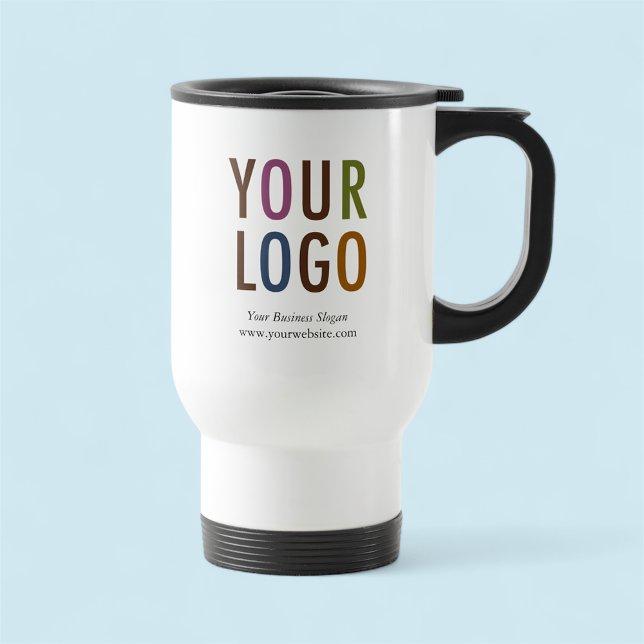 Travel Mug mit Logo-Werbeaktion für kundenspezifis Reisebecher (MISOOK White Travel Mug with Logo)