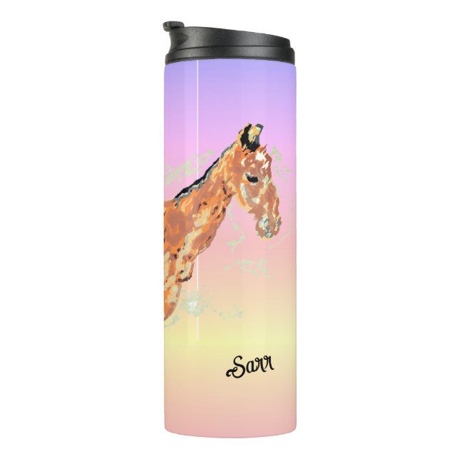 Travel Mug : Rennen innerhalb der Sky's Thermosbecher (Nach rechts gedreht)