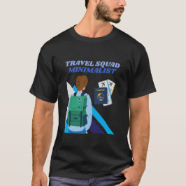 Travel Squad Minimalistisch T-Shirt