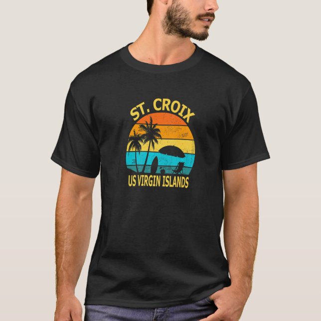 Travel St Croix Us Jungfrau Island Vacation Souven T-Shirt (Vorderseite)