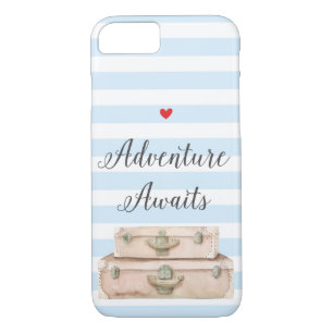 Travel Suitcases iPhone 8 Case - Adventure Awarits