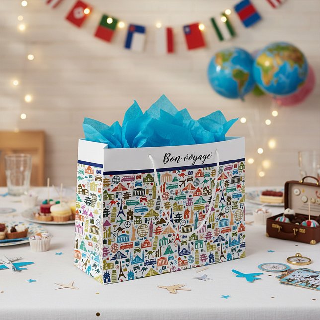 Travel the world  große geschenktüte (Von Creator hochgeladen)