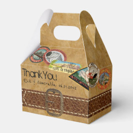 Travel Theme Party Favor Box Geschenkschachtel