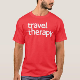 Travel Therapy T-Shirt | Travel Shirt Red 
