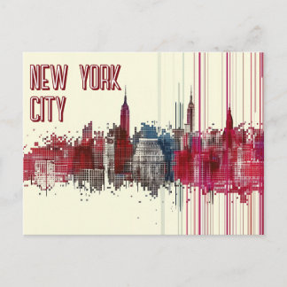 Travel to New York City USA Postkarte