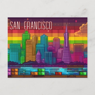 Travel to San Francisco California Postkarte