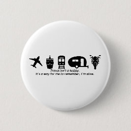 Travel typography  button
