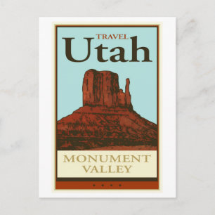 Travel Utah Postkarte