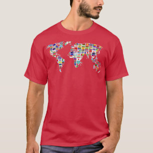 Traveler Cartography Travel International World F T-Shirt