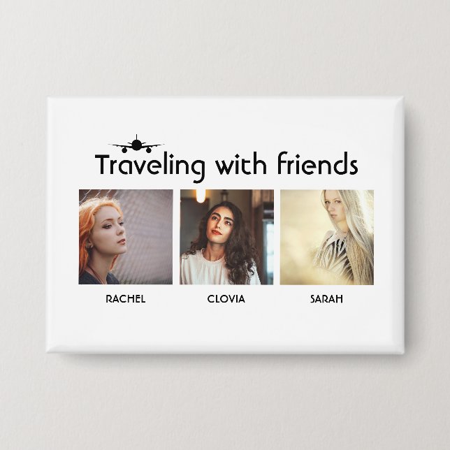 Traveling with friends button (Vorderseite)