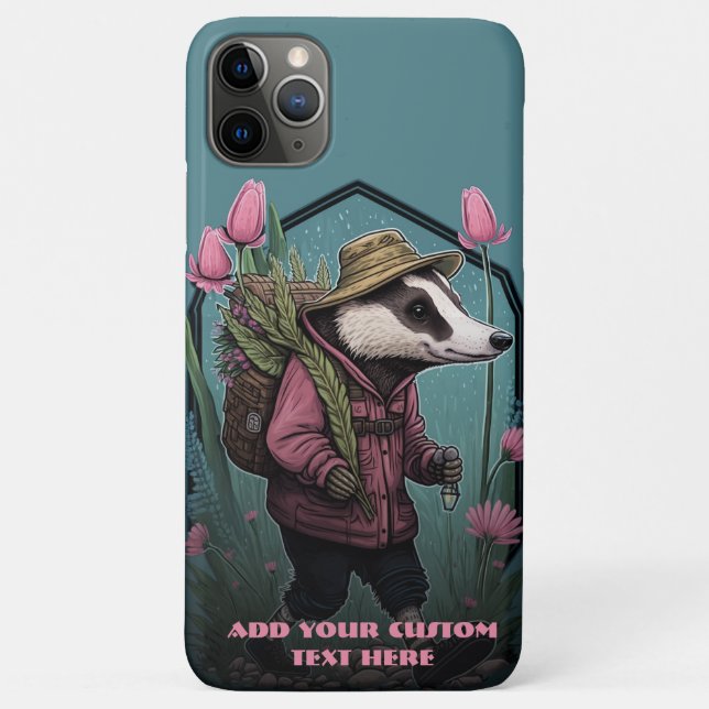 Traveller Badger für Wildblume - Cotcharcore Case-Mate iPhone Hülle (Rückseite)