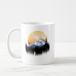 Travelling in mountains graphic kaffeetasse