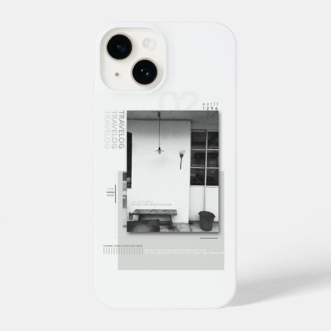 travelog_2 iPhone Case 14 Hülle (Rückseite)