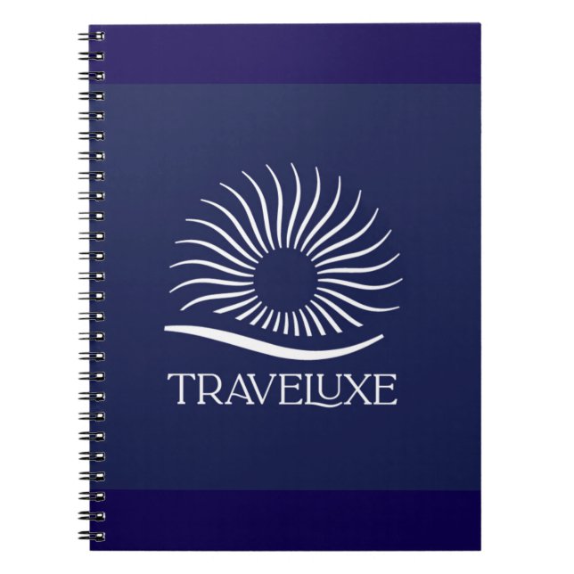 Traveluxe Logo Notizbuch Notizblock (Vorderseite)