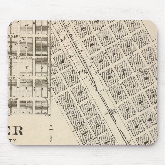 Traver, Tulare Landkreis Mousepad (Vorne)