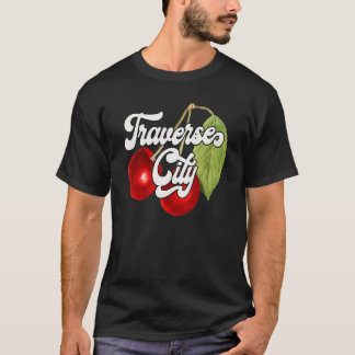Traverse City Michigan Cherry Festival Moon and St T-Shirt