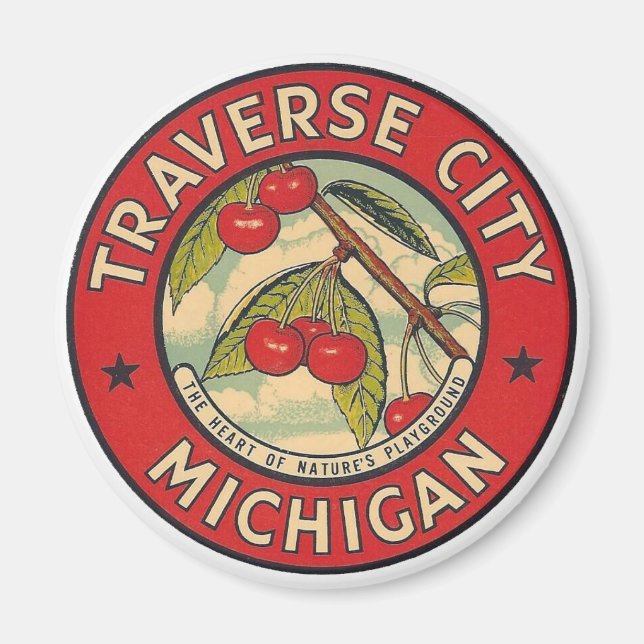 Traverse City, Michigan Magnet (Vorne)
