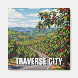 Traverse City Michigan Reise Magnet