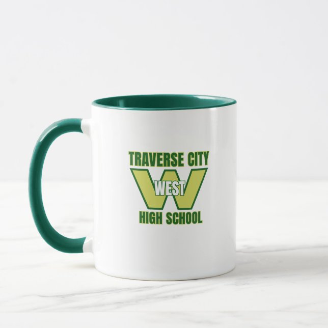 Traverse City West High School Café Mug (Gauche)