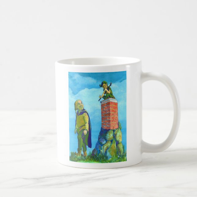 Traverser les elfes mystique café Mug (Droite)