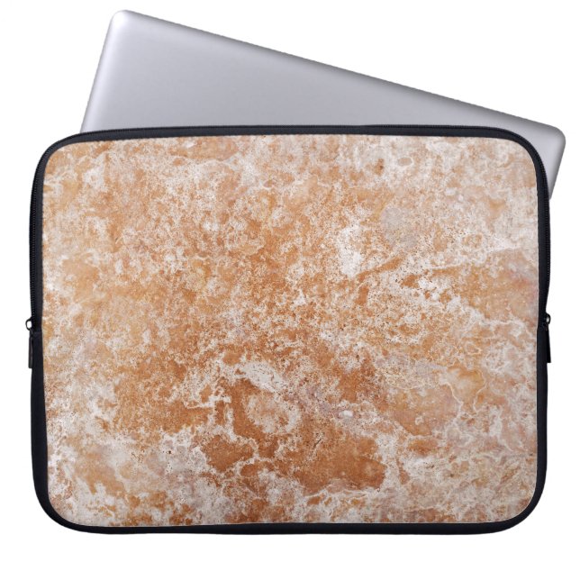 Travertine Stone Pattern Laptop-Sieb Laptopschutzhülle (Vorderseite)