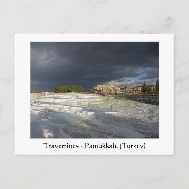 Travertines - Pamukkale (Türkei) Postkarte (Vorderseite)