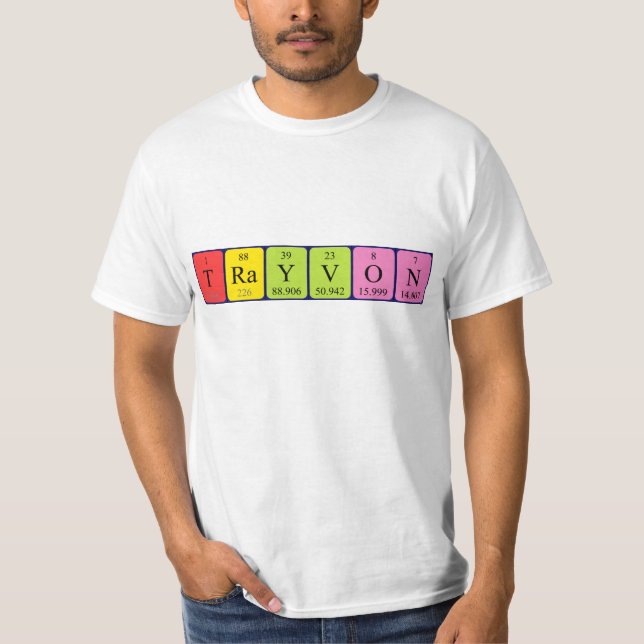 Trayvon Periodenname Shirt (Vorderseite)