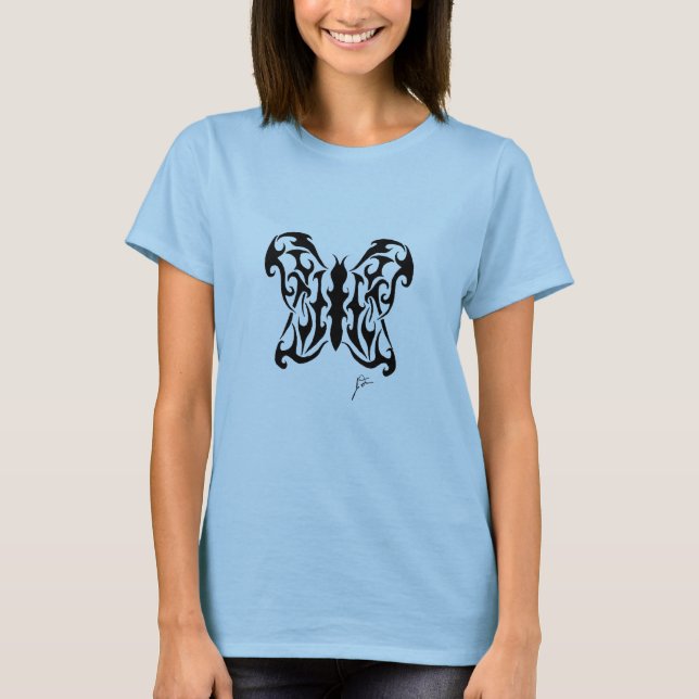 Trbal Schmetterling 2 T-Shirt (Vorderseite)
