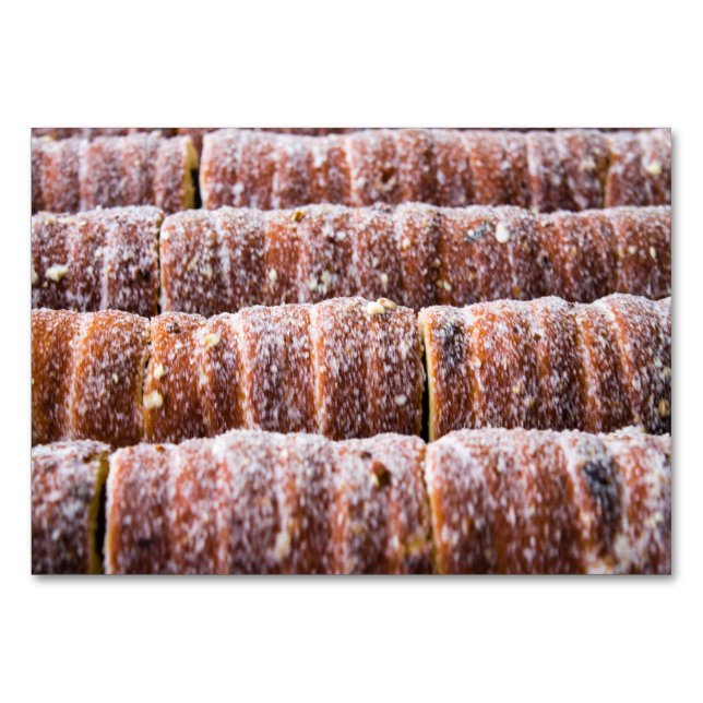 Trdelník Tischnummer (Vorderseite)