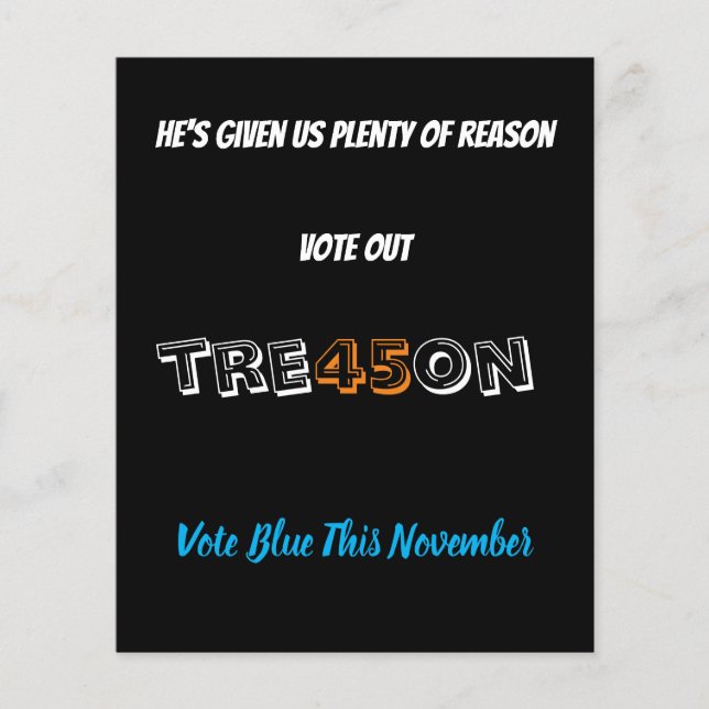 TRE45ON-Abstimmung Flyer (Vorne)