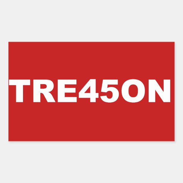 TRE45ON-Aufkleber Rechteckiger Aufkleber (Vorderseite)