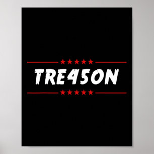 Tre45on Dump Trump Nicht Mein Präsident Tee Impeac Poster