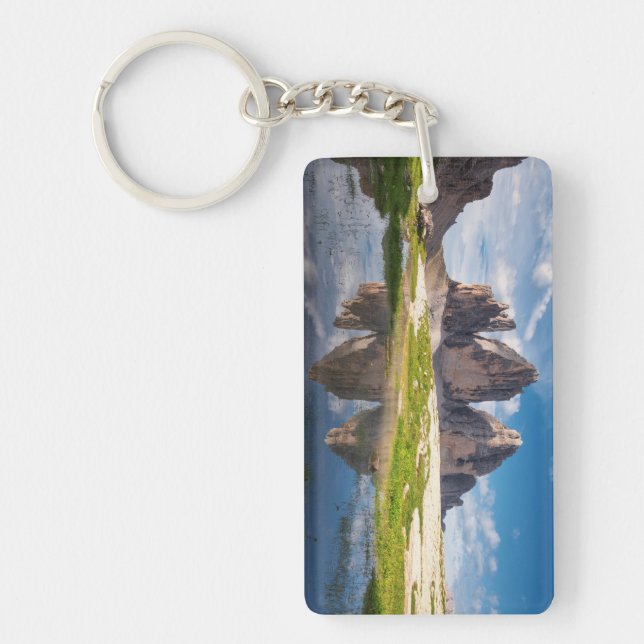 Tre Cime di Lavaredo/Drei Zinnen Dolomite mountain Schlüsselanhänger (Vorderseite)
