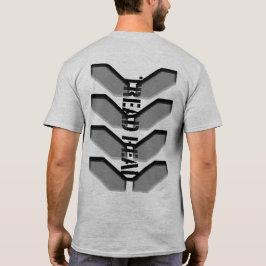 "TREAD HEAD" in grauem T - Shirt
