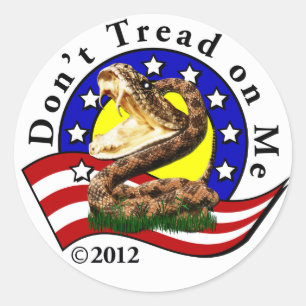 Tread on Me Aufkleber