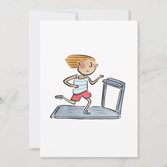 Treadmill Einladung (Vorderseite)