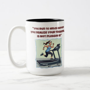 Treadmill ist nicht in der Tasse des sonnigen Kaff