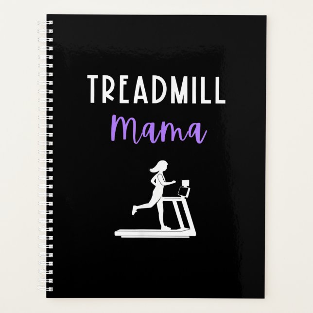 Treadmill Mama Runner Mama Running Workout Zuhause Planer (Vorderseite)