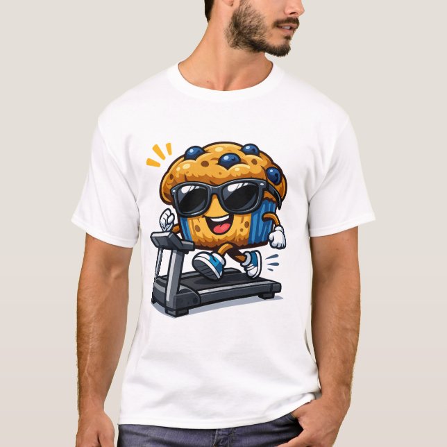Treadmill-Muffin T-Shirt (Vorderseite)