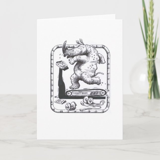 Treadmill Rhino Karte (Vorderseite)