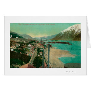 Treadwell, AK und Douglasstadt und Juneau herein