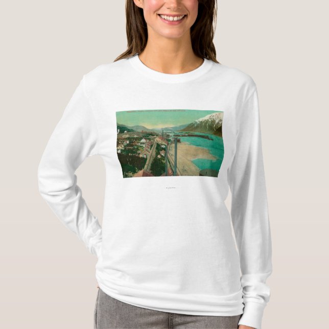 Treadwell, AK und Douglasstadt und Juneau herein T-Shirt (Vorderseite)