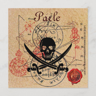 TREASKARTEN FÜR PIRATEN, SKULLE UND KREUZTE SCHWER ANKÜNDIGUNG